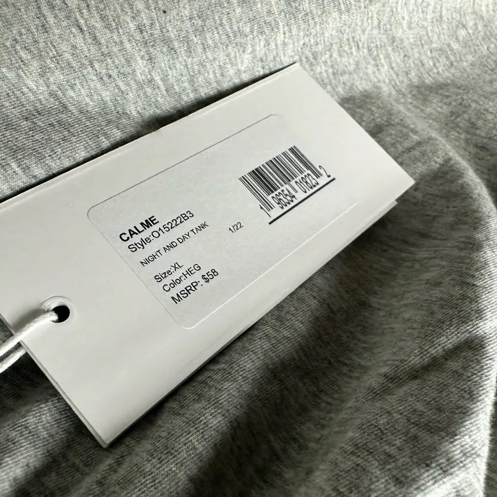 CALME Night and Day Tank. Gray Size XL - Image 3