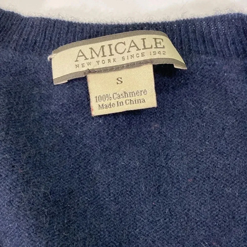 Amicale cashmere women’s blouse S Black - Image 3