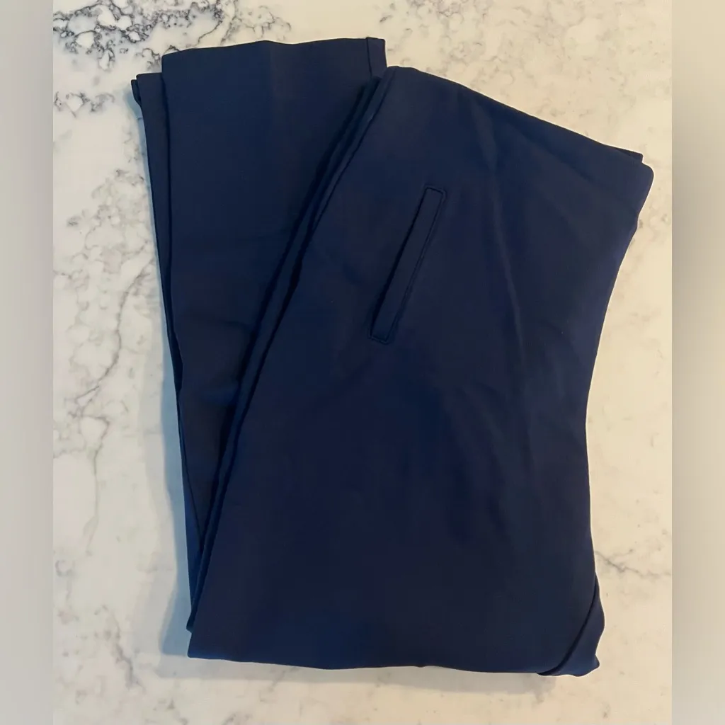 Chico’s So Slimming Juliet Ankle Stretch Pant Midnight Blue Size Large 2R New - Image 3