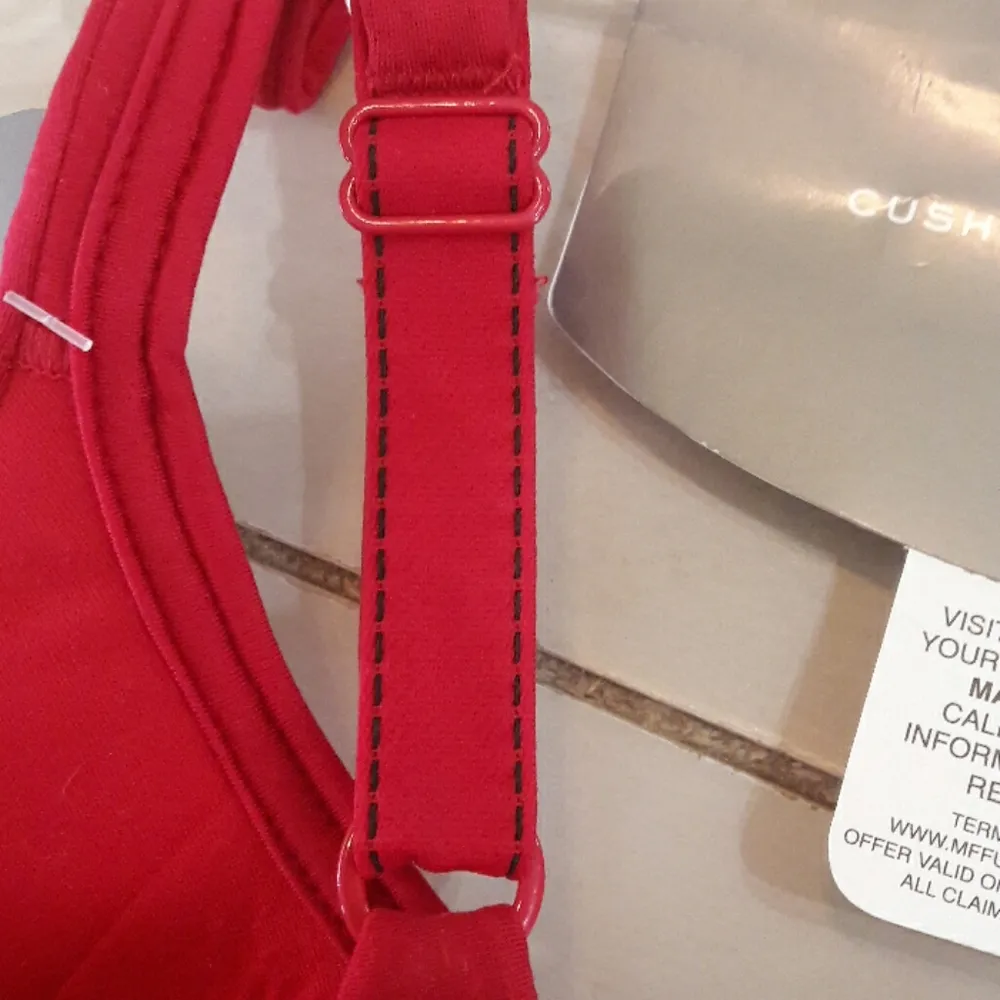 36DD Full Fit T-Shirt Bra Red Underwire - Image 4