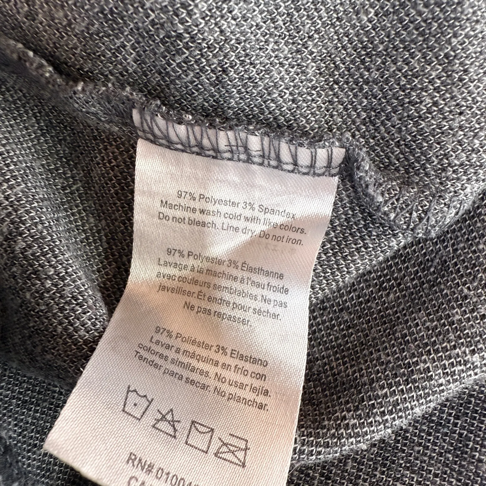 KAVU Women's Grey & White Mayra Mini Pull On Skirt Size Medium - Image 5