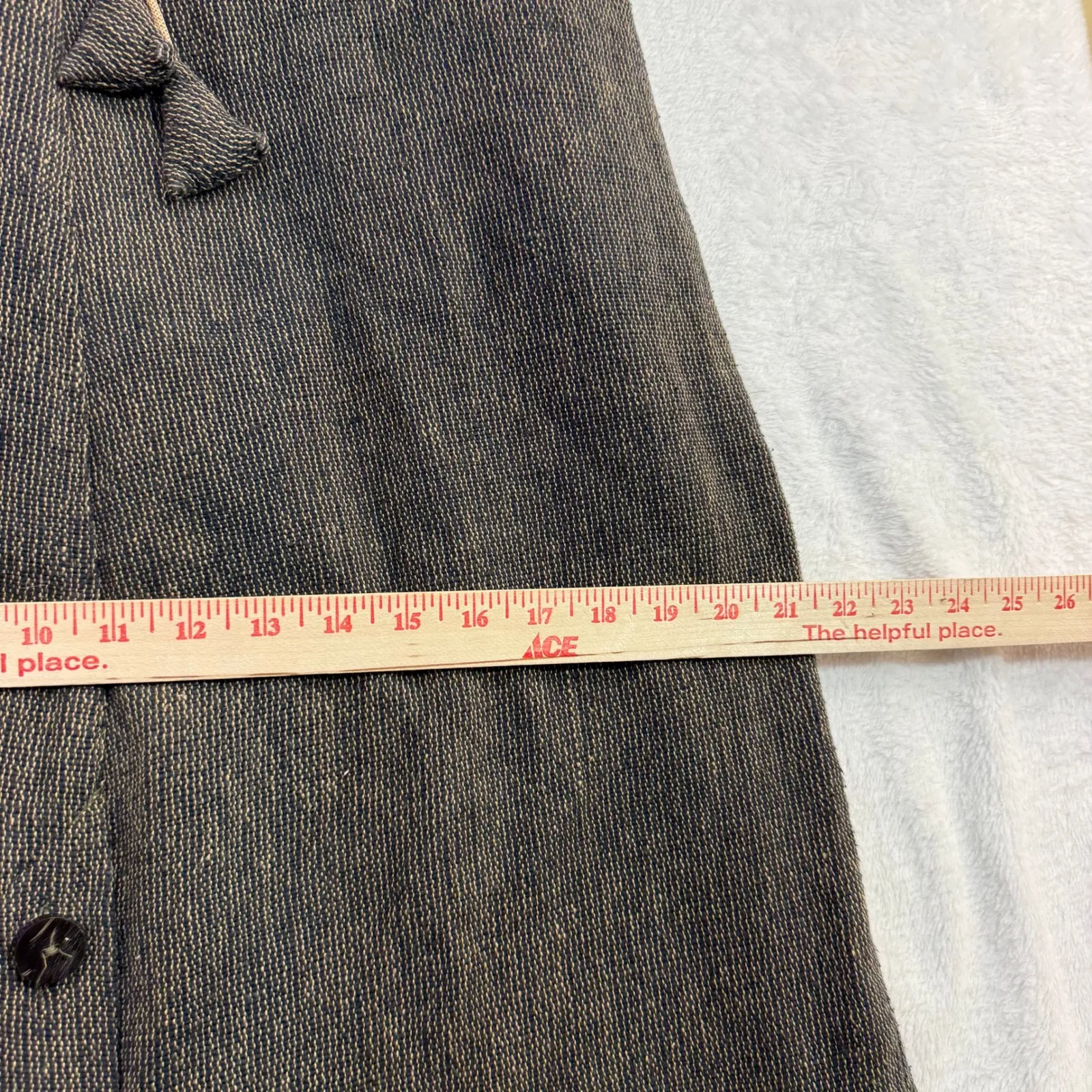 Handwoven Nepal M Brown Skirt Boho Cottagecore Mori Granola Prairie Folk Indie Size M - Image 8