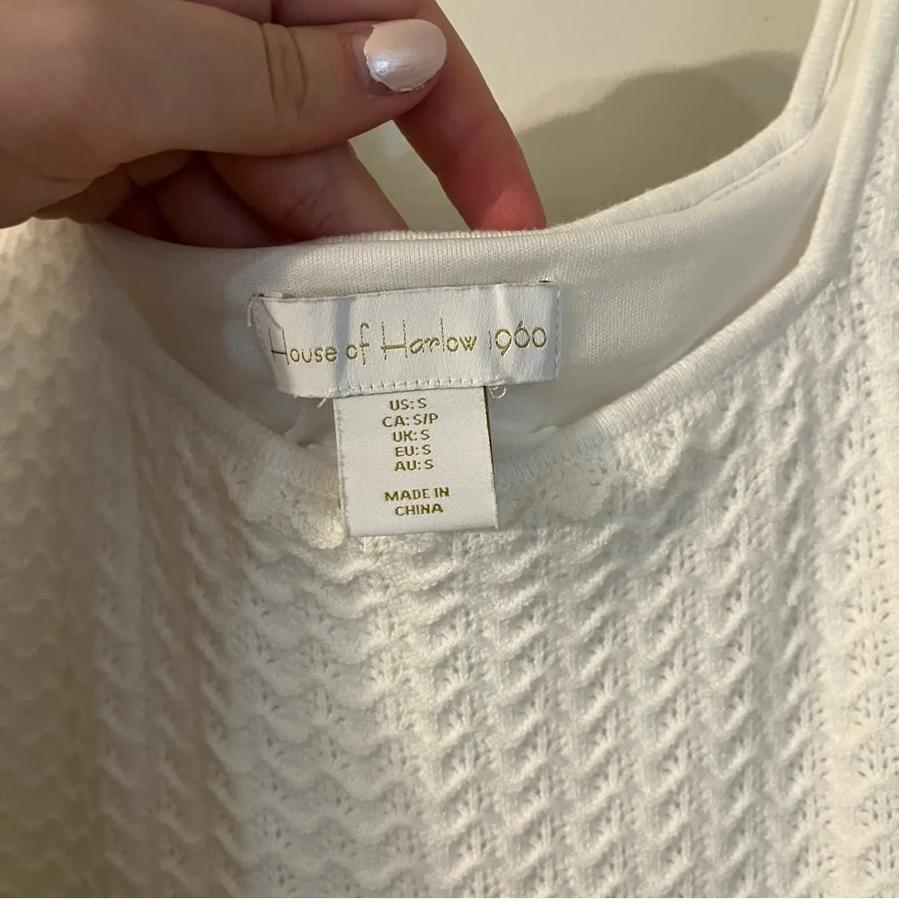 House of Harlow 1960 Boho Crochet Dress - Image 3