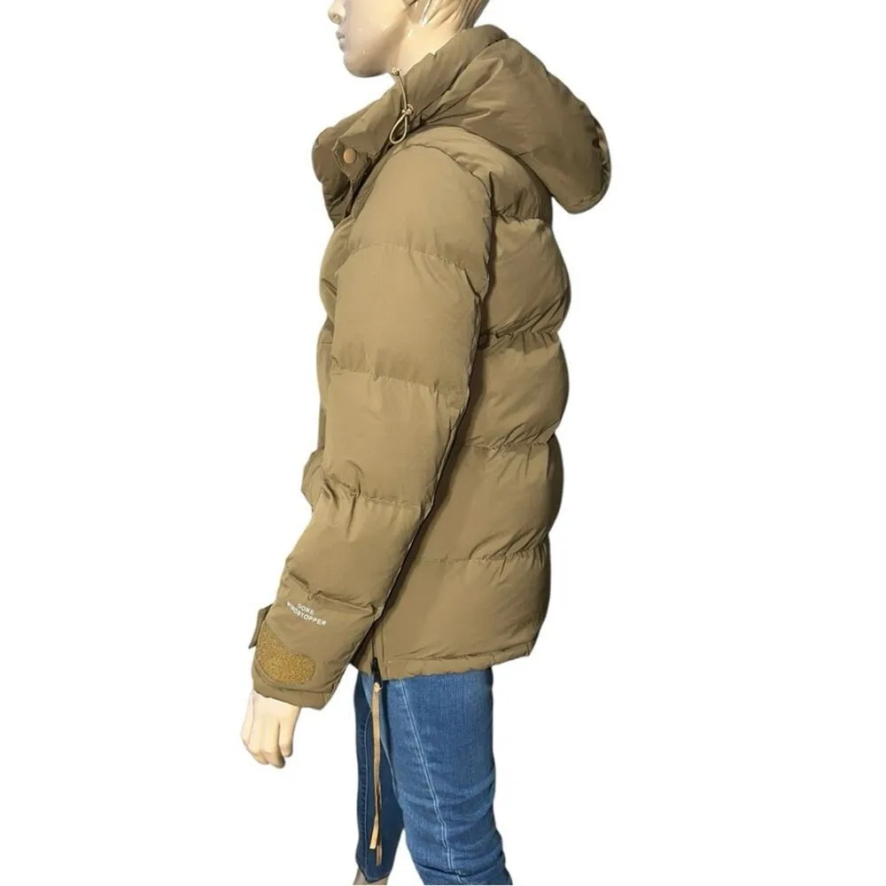 The North Face x HYKE Women’s XL Army Olive Tan Green Down Puffer Jacket - Image 6