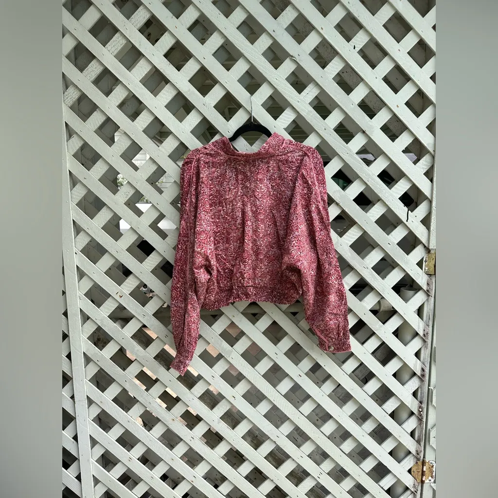 Free People Rosalina Floral Jacket - Image 7