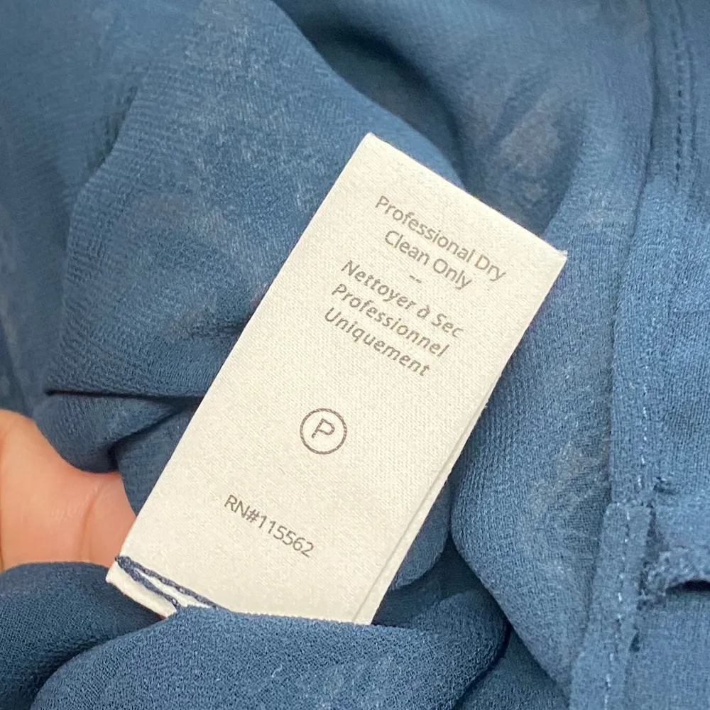 Cinq a Sept Women's Large Paisley Top Blouse HighNeck Mock - Image 8