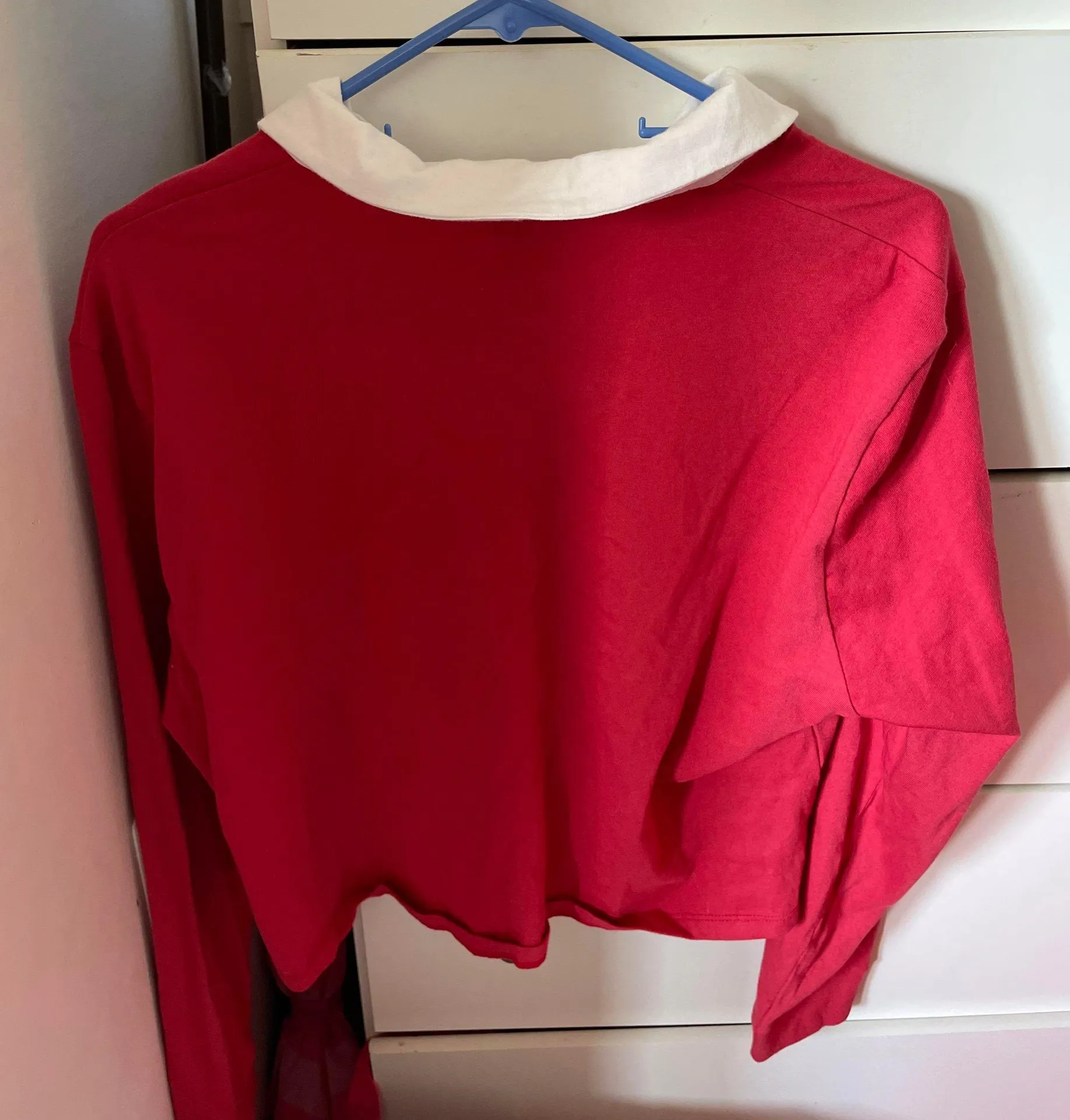 Polo Crop Top Long Sleeve - Image 2