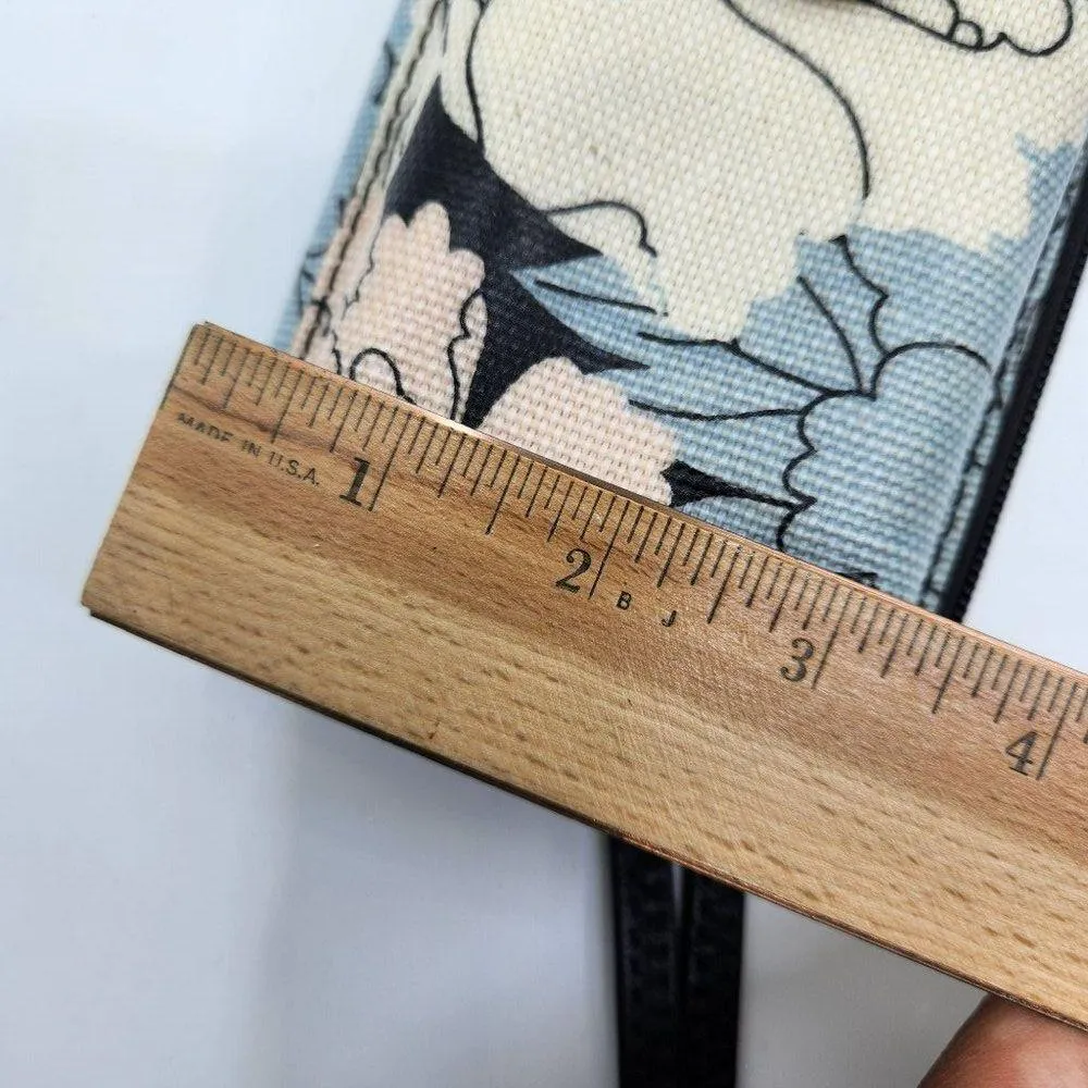 Sakroots Duo Wristlet & Crossbody Travel Bag Smartphone Artist Circle Peony - Image 10