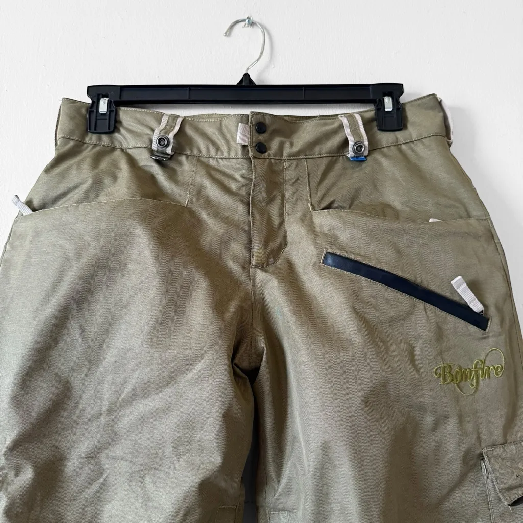 Bonfire Aura Pants Women’s Size M Ski Snowboarding Tan Size M - Image 3