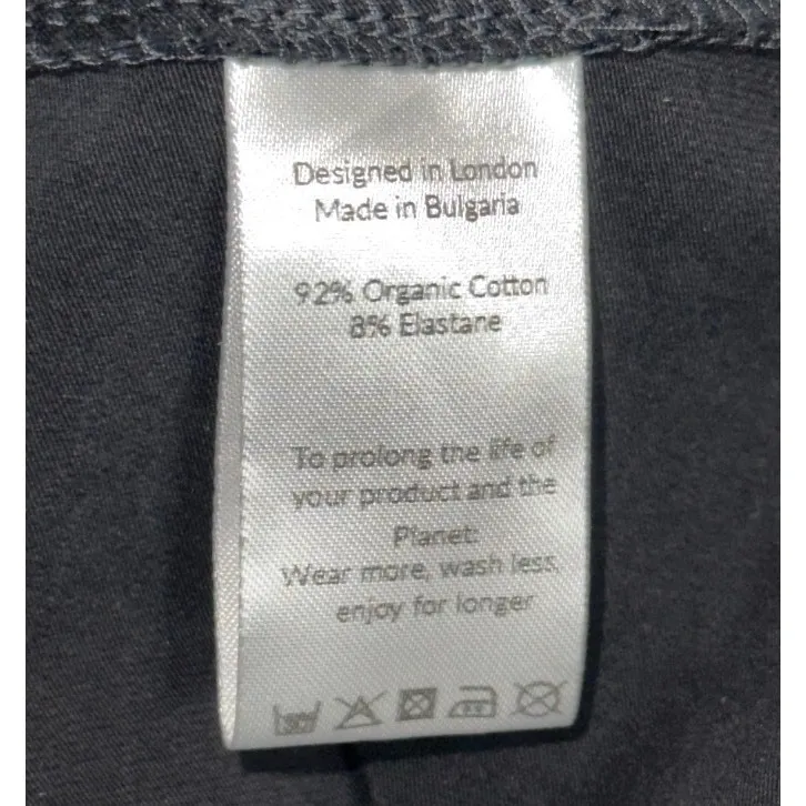 Saint + Sofia Black Organic Cotton Maxi Dress Women's‎ Size 12 UK 16 EU XL - Image 11