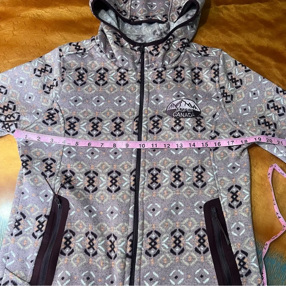 Northern Souvenir Jasper Canada Destination Hoodie fleece full - Image 10