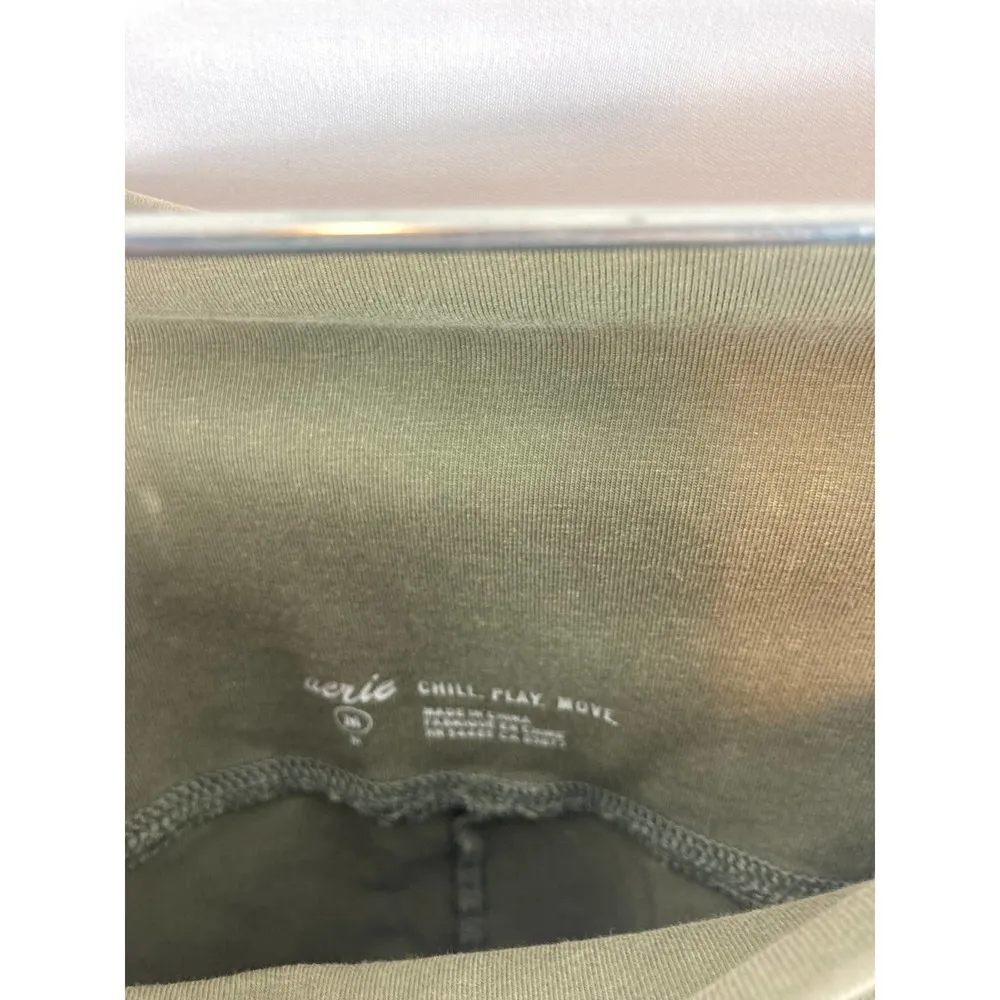 Aerie Burnout Light Green High Rise Leggings Size Medium - Image 3