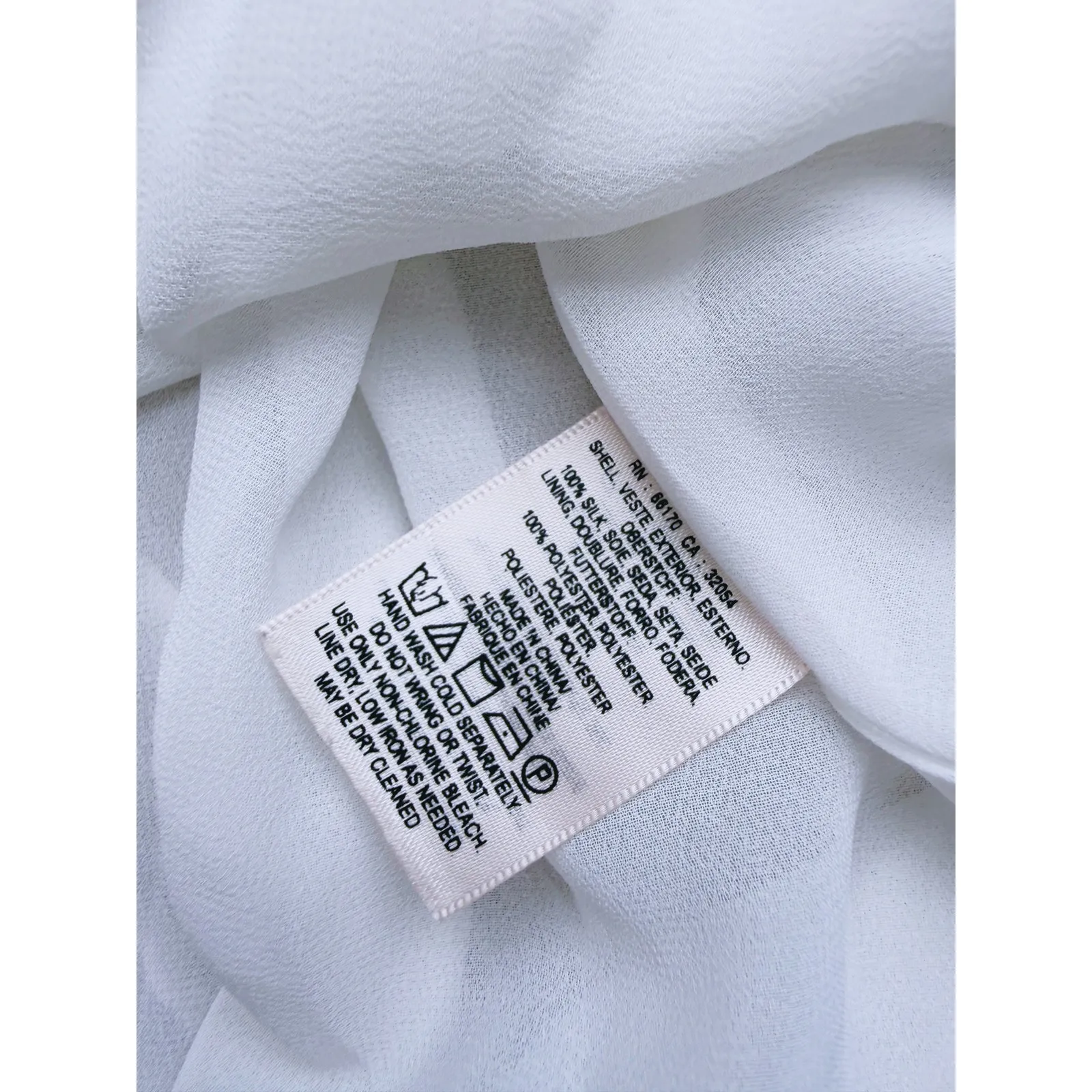 HD In Paris Fairy Ethereal Ruffle Sleeveless Blouse 4 Ivory White Romantic Boho - Image 4