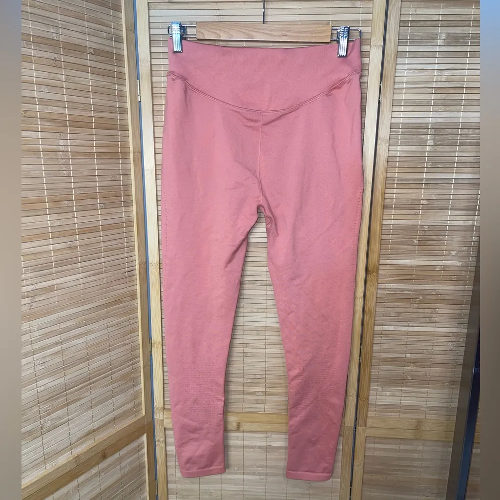 SWEAT SEAMLESS LEGGINGS Terracotta Pink Gymshark Womens  Size M - Image 2