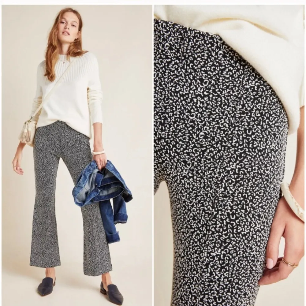 Anthropologie Essential Leopard Pants Workwear New With Tags - Image 3