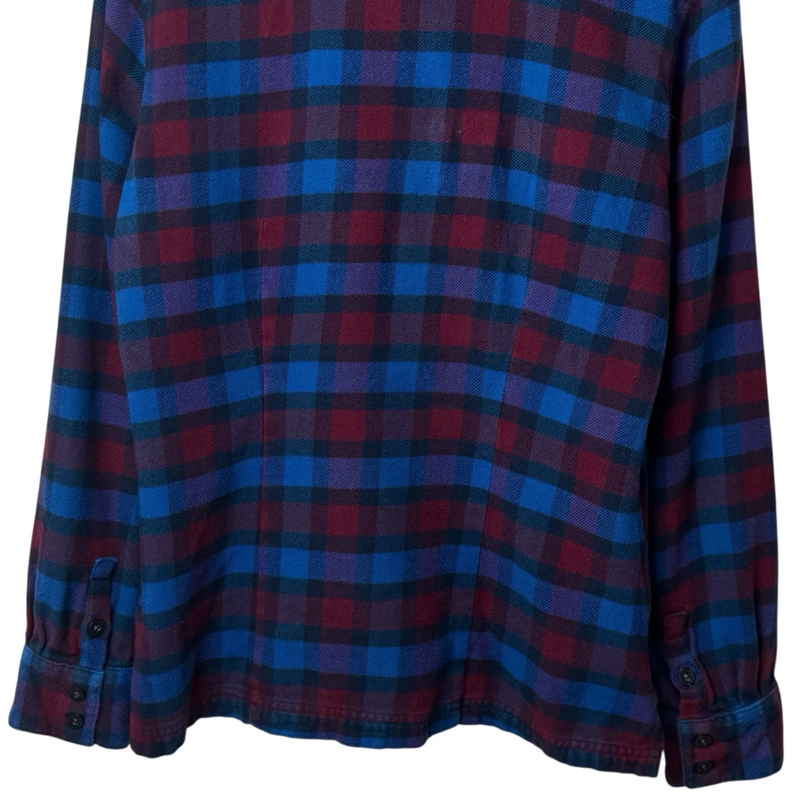 Patagonia Fjord Flannel Shirt 100% Organic Cotton Camping Outdoors Holiday 6 - Image 7