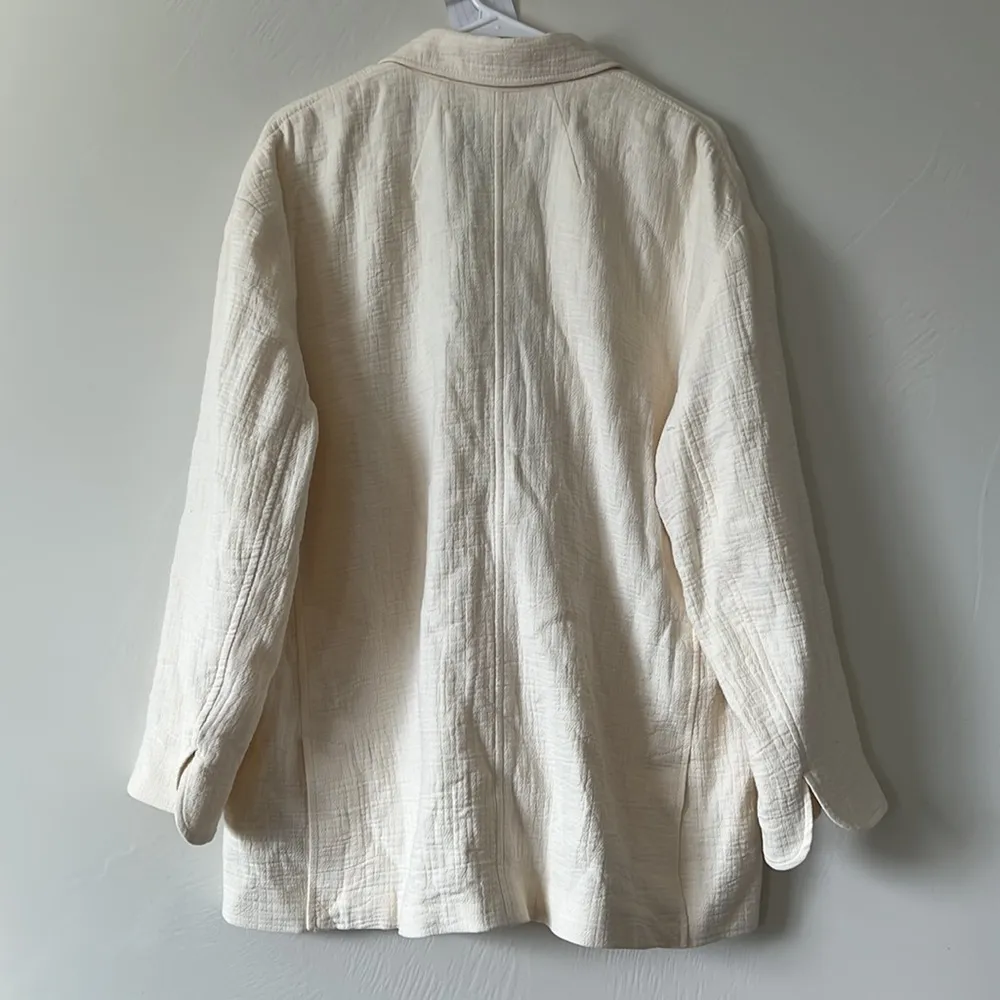 Madewell Larsen Cotton & Linen Oversize Blazer - Image 10