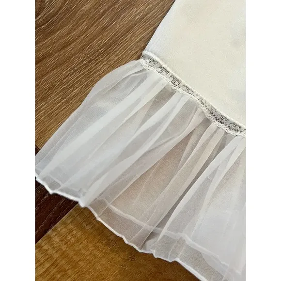Vintage Women’s Form Fit Rogers Slip Size 32 White, 10 - Image 9