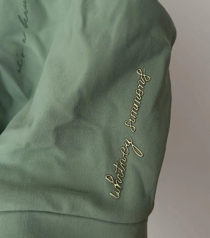 Gymshark x Whitney Simmons Moss Green Sports Bra Size Small - Image 8