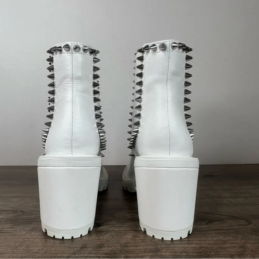 Jessica Simpson Demmie Bright White Women's Ankle Boot Size 6 #B1158 - Image 6