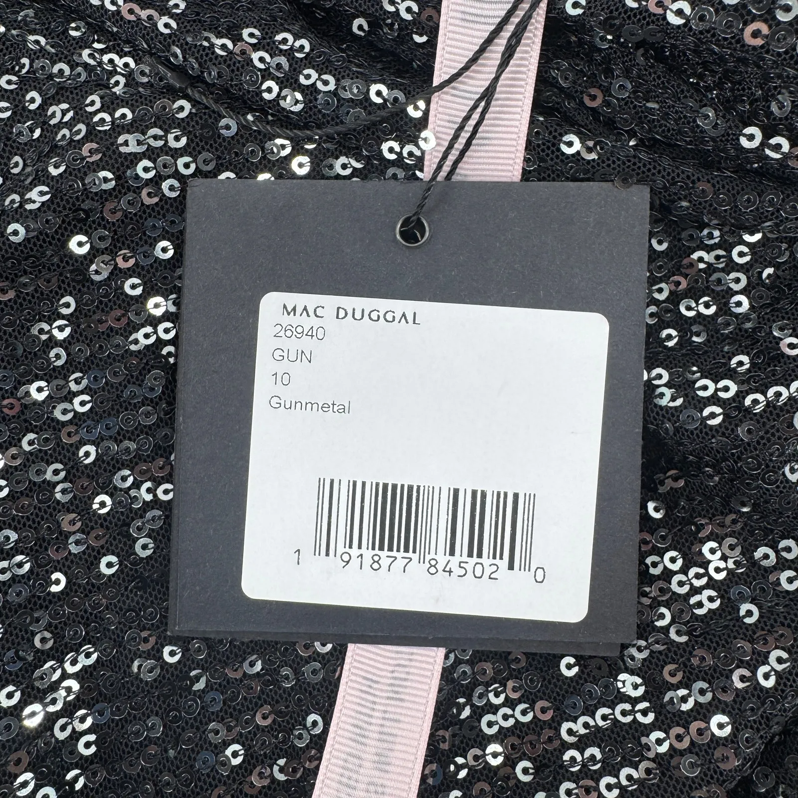 Mac Duggal 26940 Sequin Cocktail Knee Length Dress Womens Sz 10 NWT - Image 11