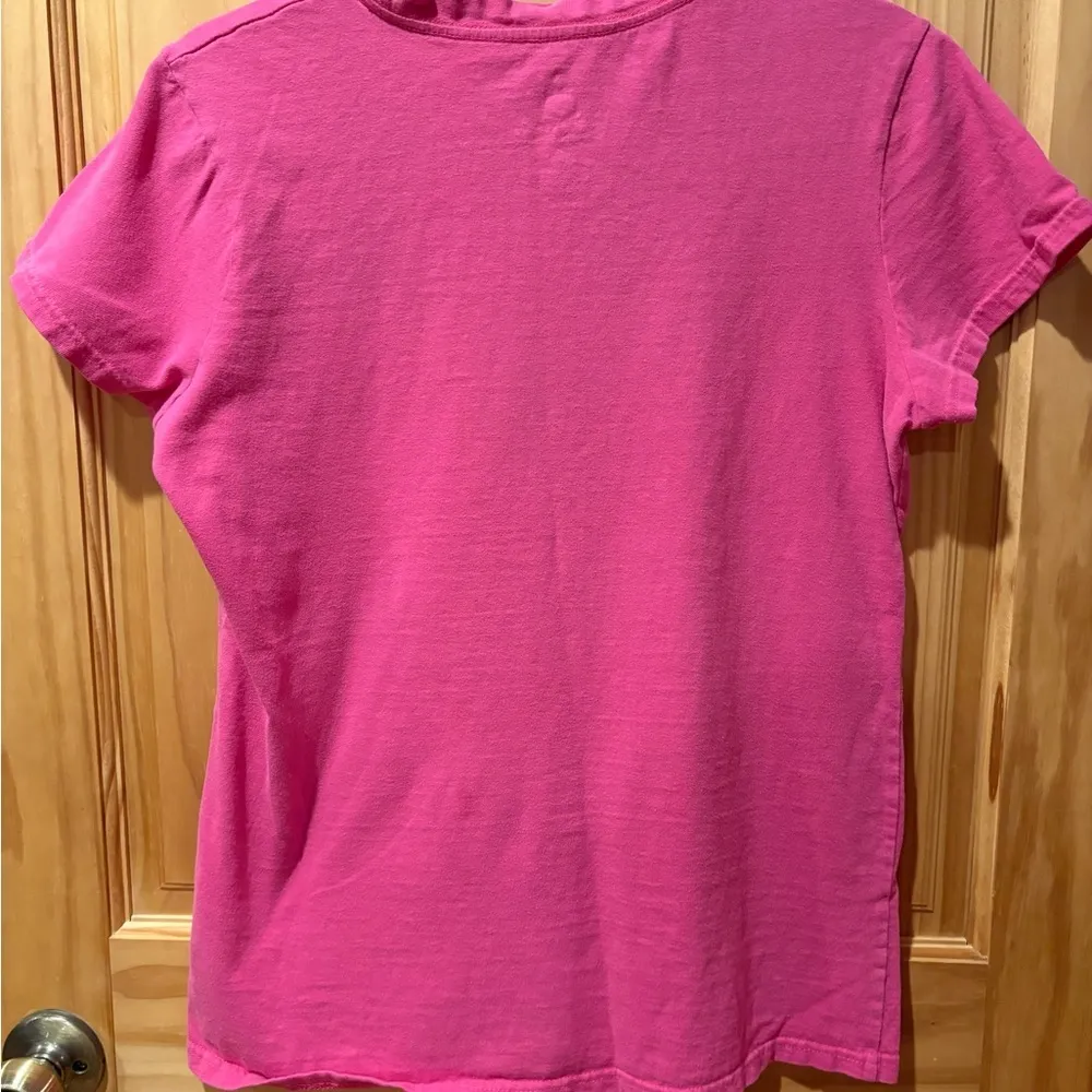 Disney Parks Original embroidered logo size L pink women’s - Image 3