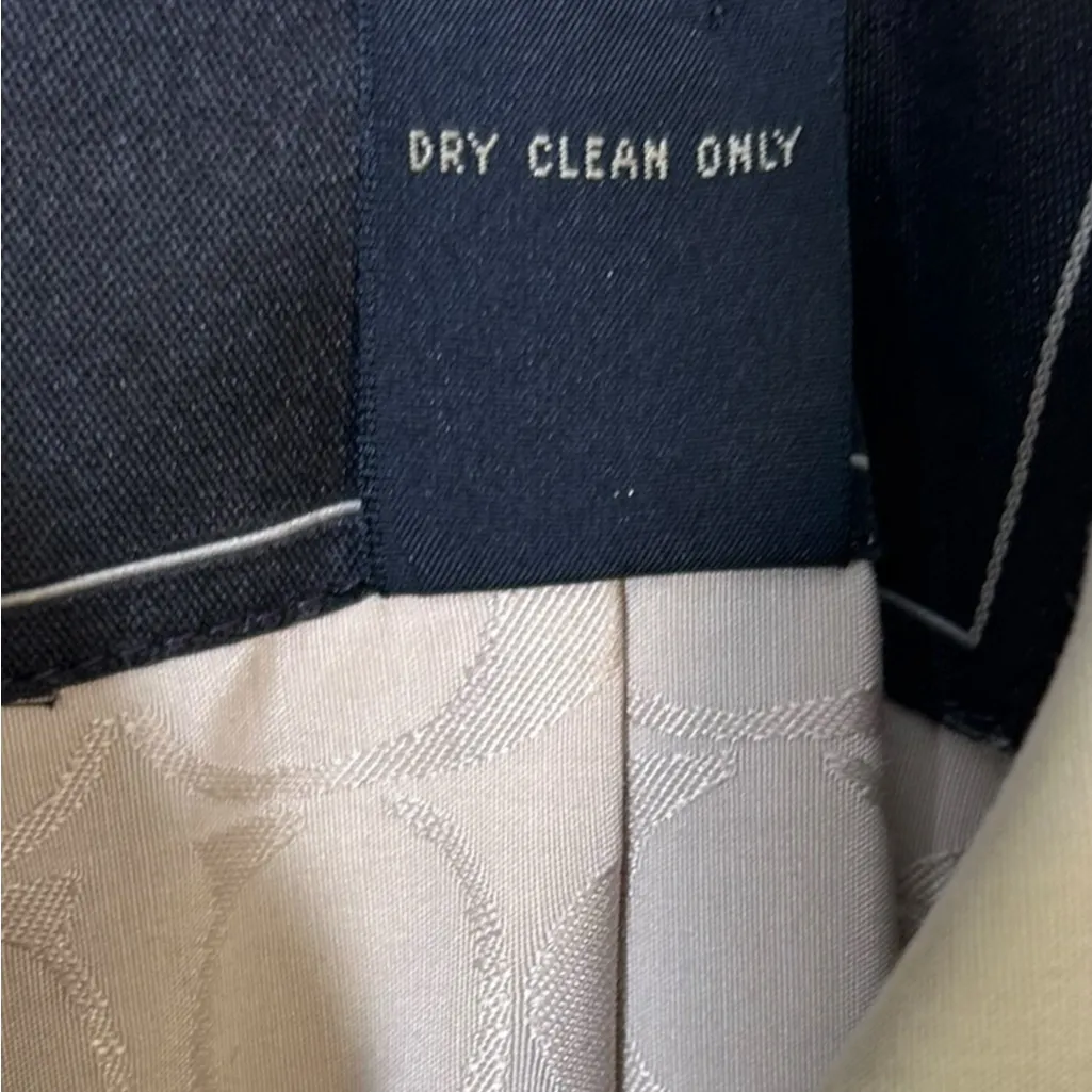 Coach Leatherware Canvas‎ Cotton Khaki Tan Hidden Button Long Trench Coat Jacket - Image 7