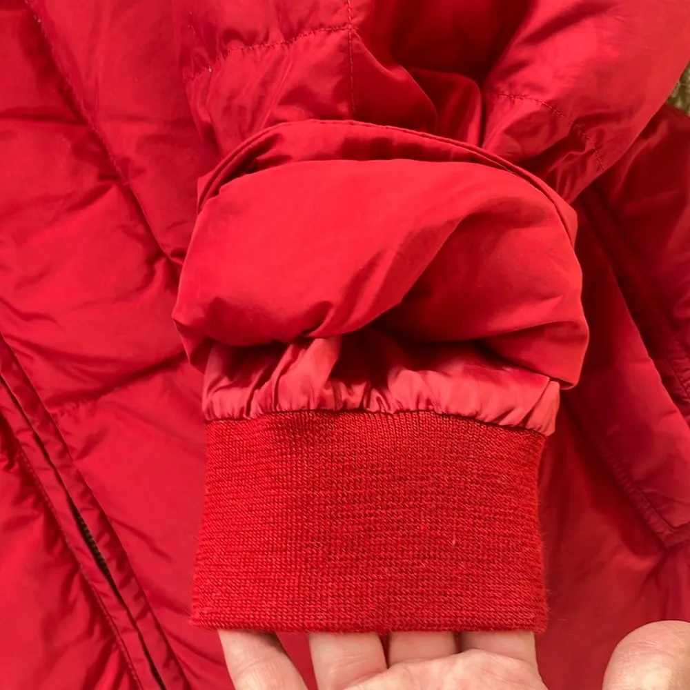 EUC Eddie Bauer Goose Down Puffer Coat Red Size XXL (1X) - Image 5