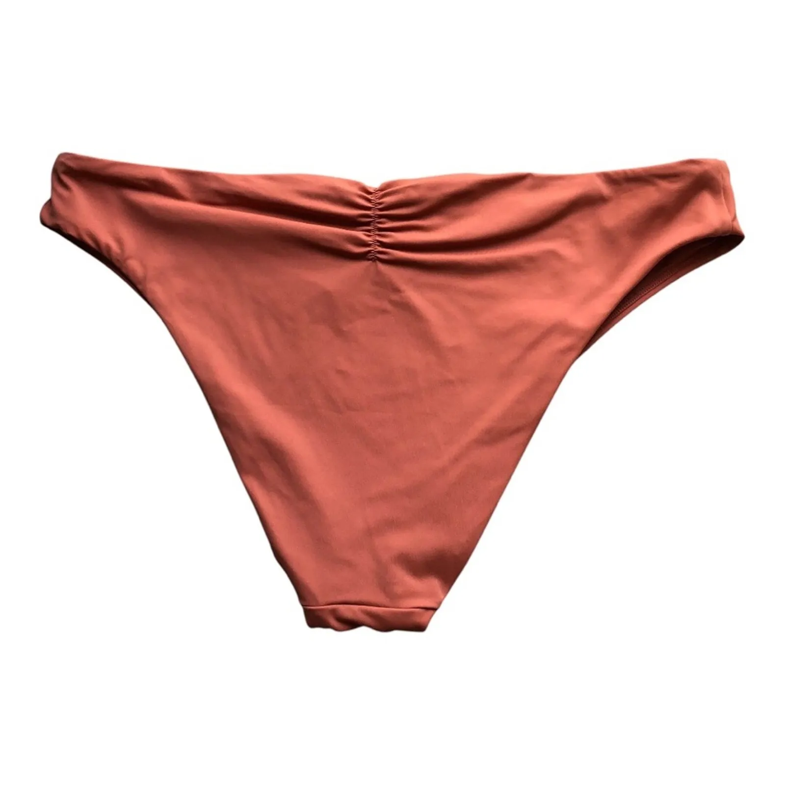 Andie NWT The Symi Sustainable High Leg Cut Low Rise Bikini Bottom Cedar XL - Image 5
