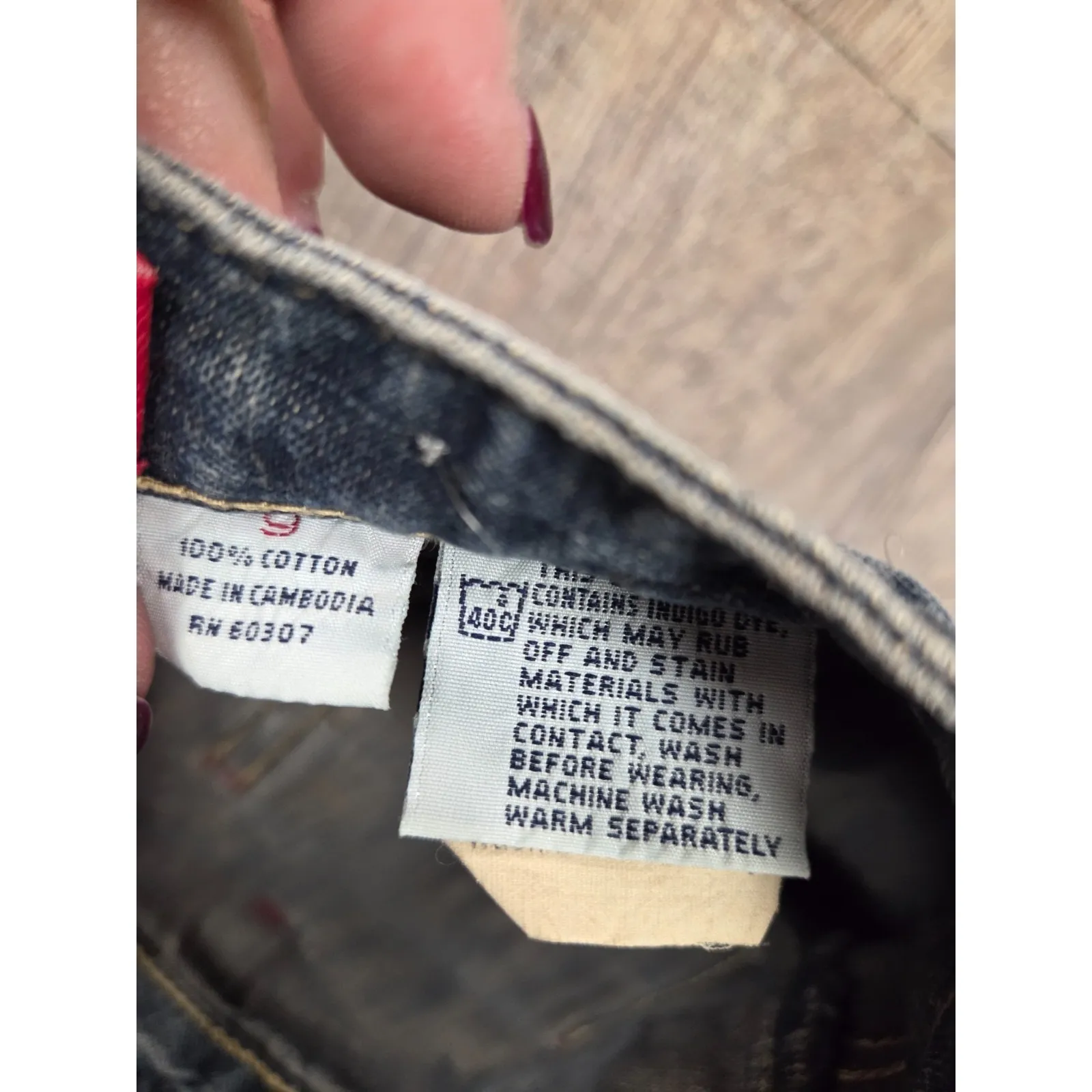 Unionbay Vintage 2000s Y2K Dark Wash Grunge Maxi Jean Denim Skirt Long Size 9 - Image 4