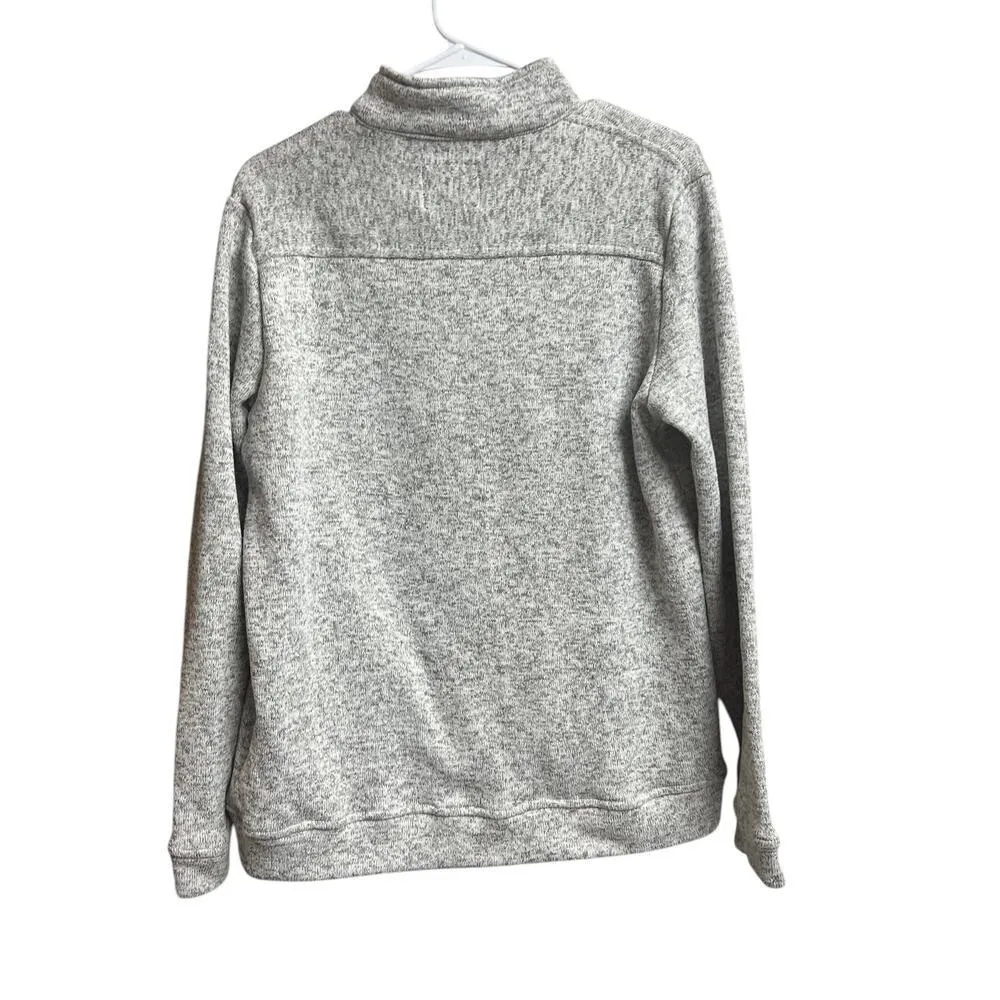 Simply Southern Women's Quarter Zip Pullover Gray Medium Pockets - Image 9