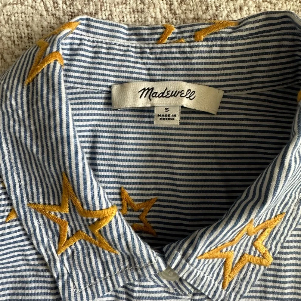 Madewell Star Embroidered Striped Shirt - Image 6