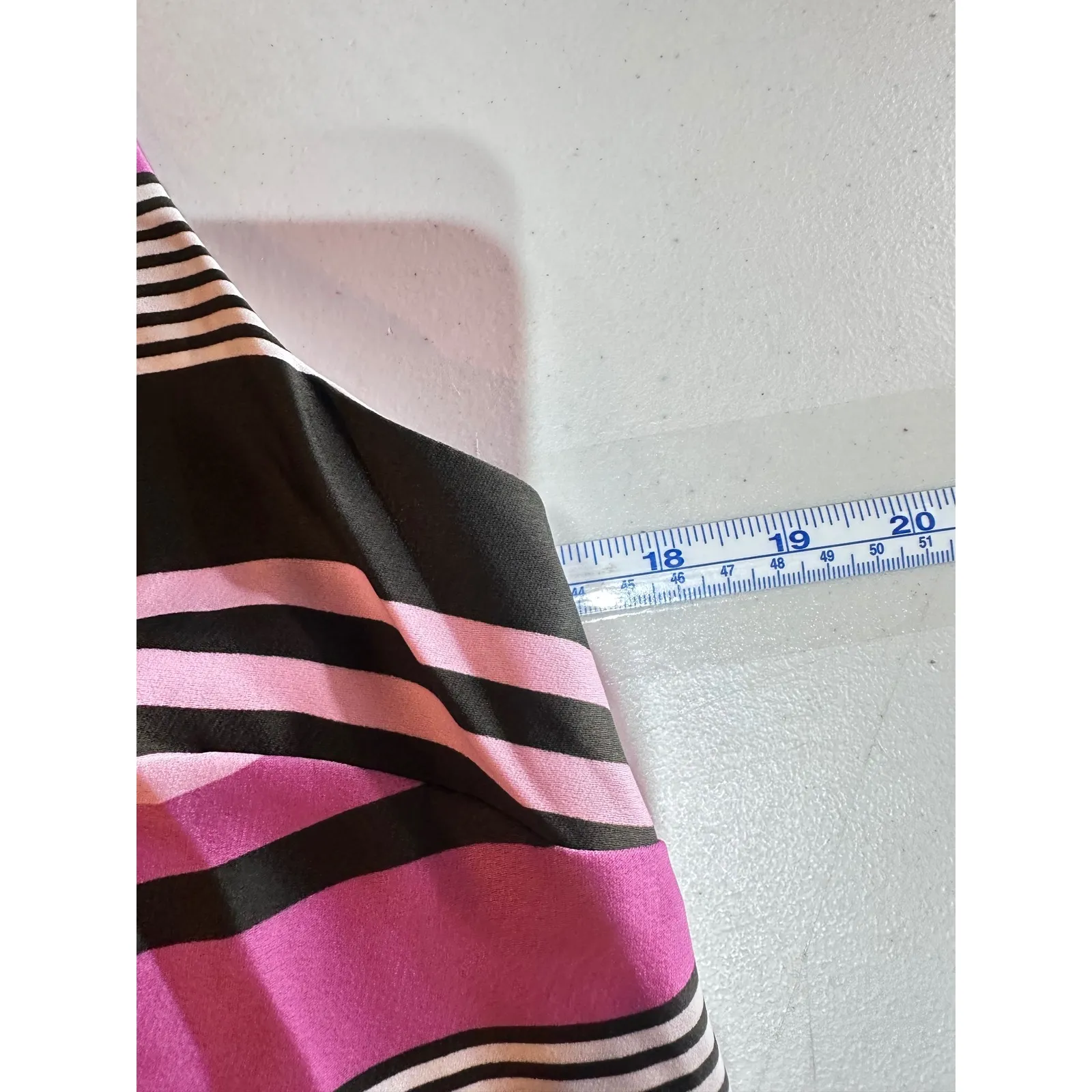 NWT Banana Republic Women's Striped Racerback Blouse Size S Pink‎ Black White - Image 11