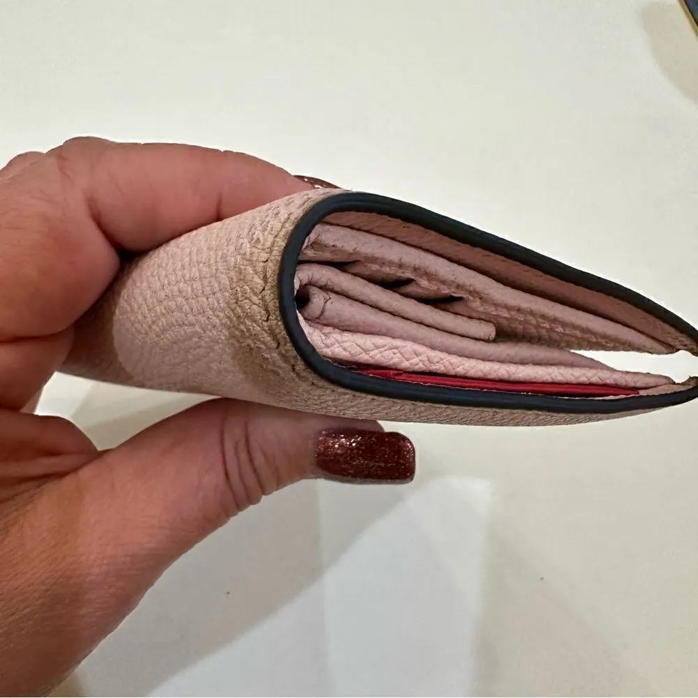 Valentino Garavani Vlogo Grainy Leather Wallet With Certificate of Authenticity - Image 8