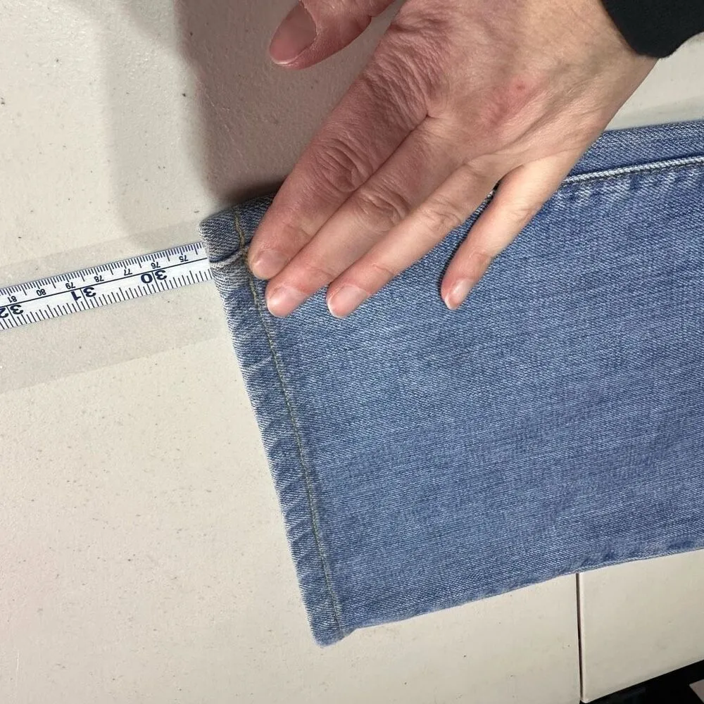 Vintage Y2K Gap Women Hi Rise Straight Leg Jeans Blue Denim Medium Wash Size 16R - Image 5