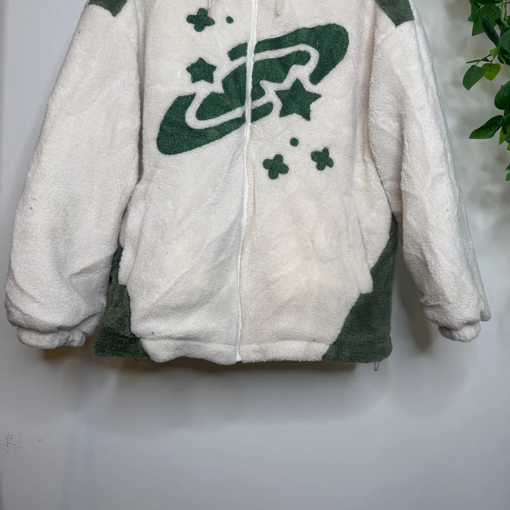 Aelfric Eden Star Sky Sherpa Coat Jacket size L Large - Image 7