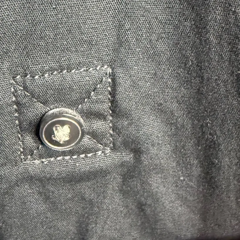 Converse One Star Women 1 Black Button Down Pocket Corduroy Sides T-shirt Casual - Image 4