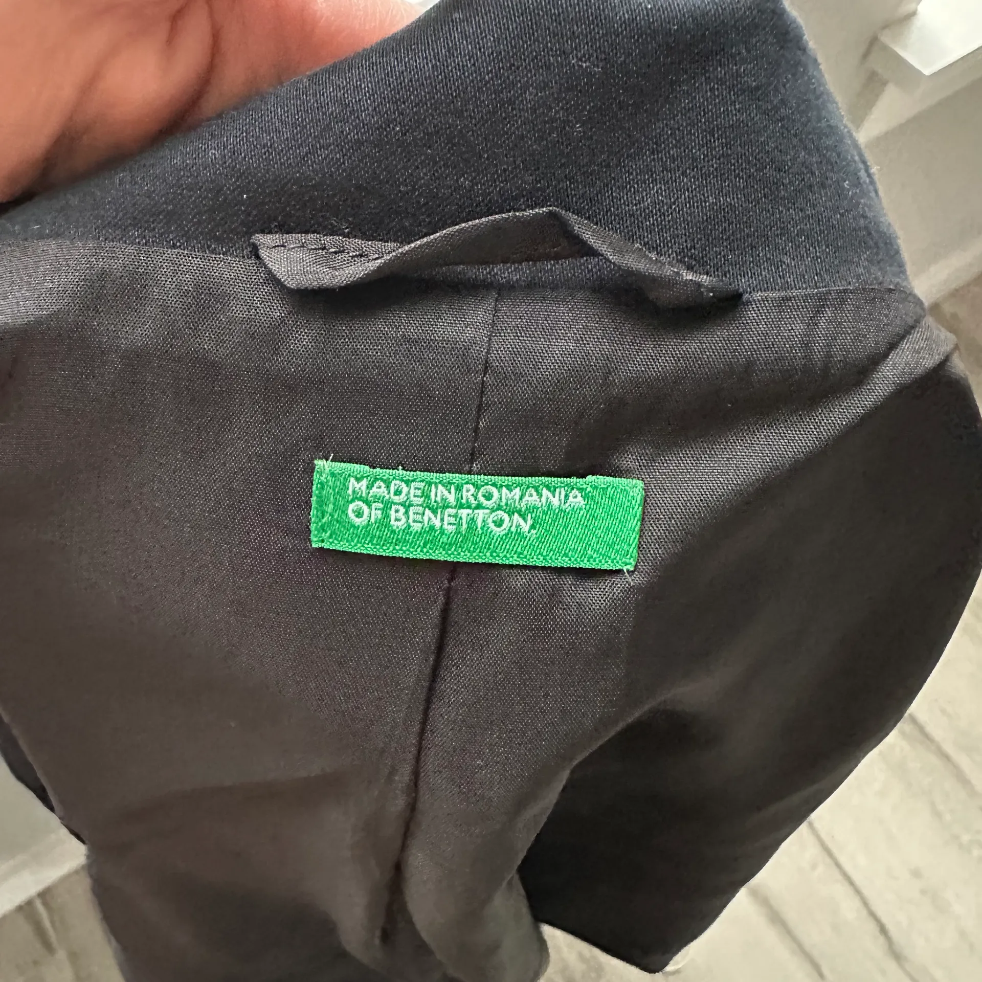 United Colors Of Benetton Navy Blue Blazer - Image 9