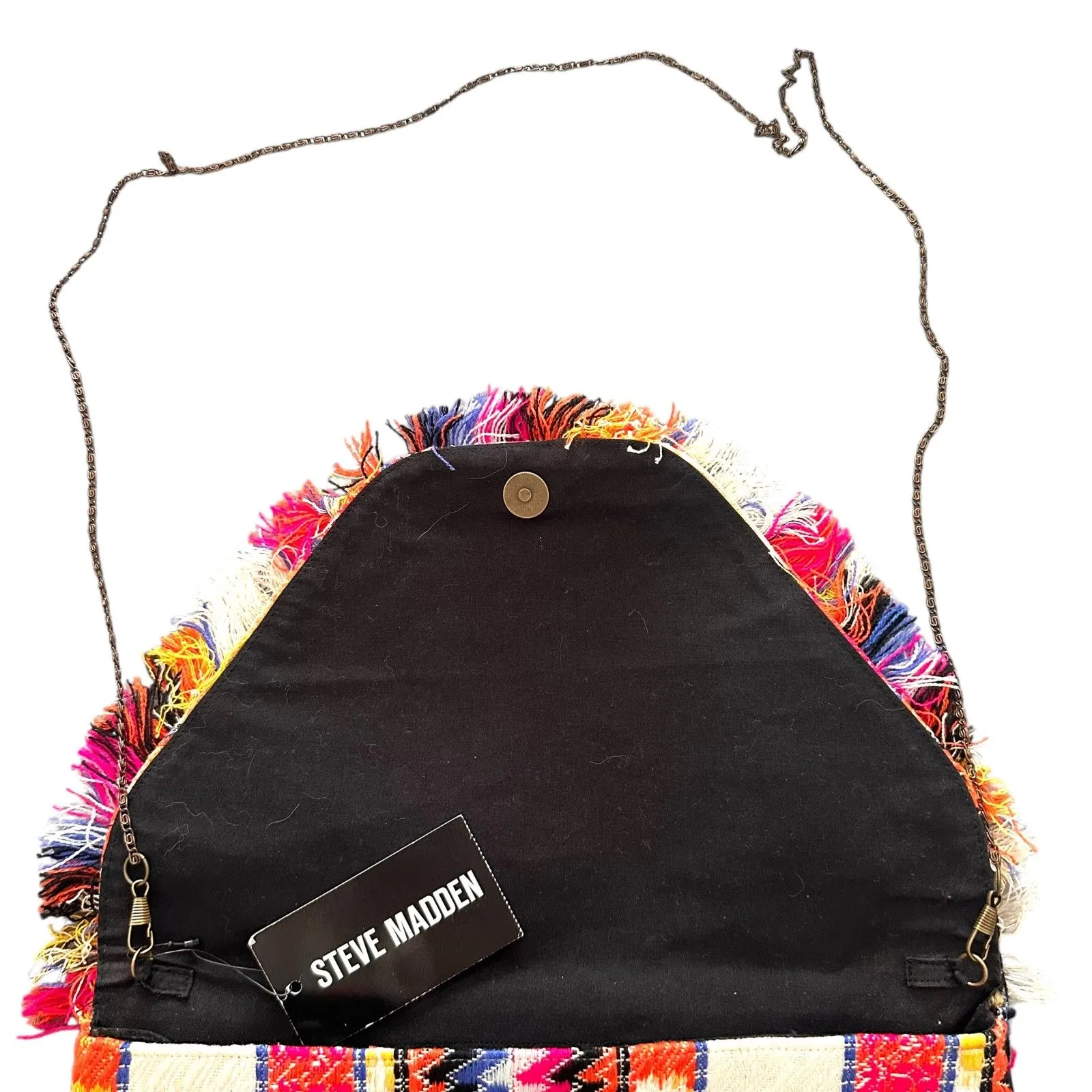 STEVE MADDEN Boho Beaded Crossbody Envelope‎ Clutch NWT - Image 2