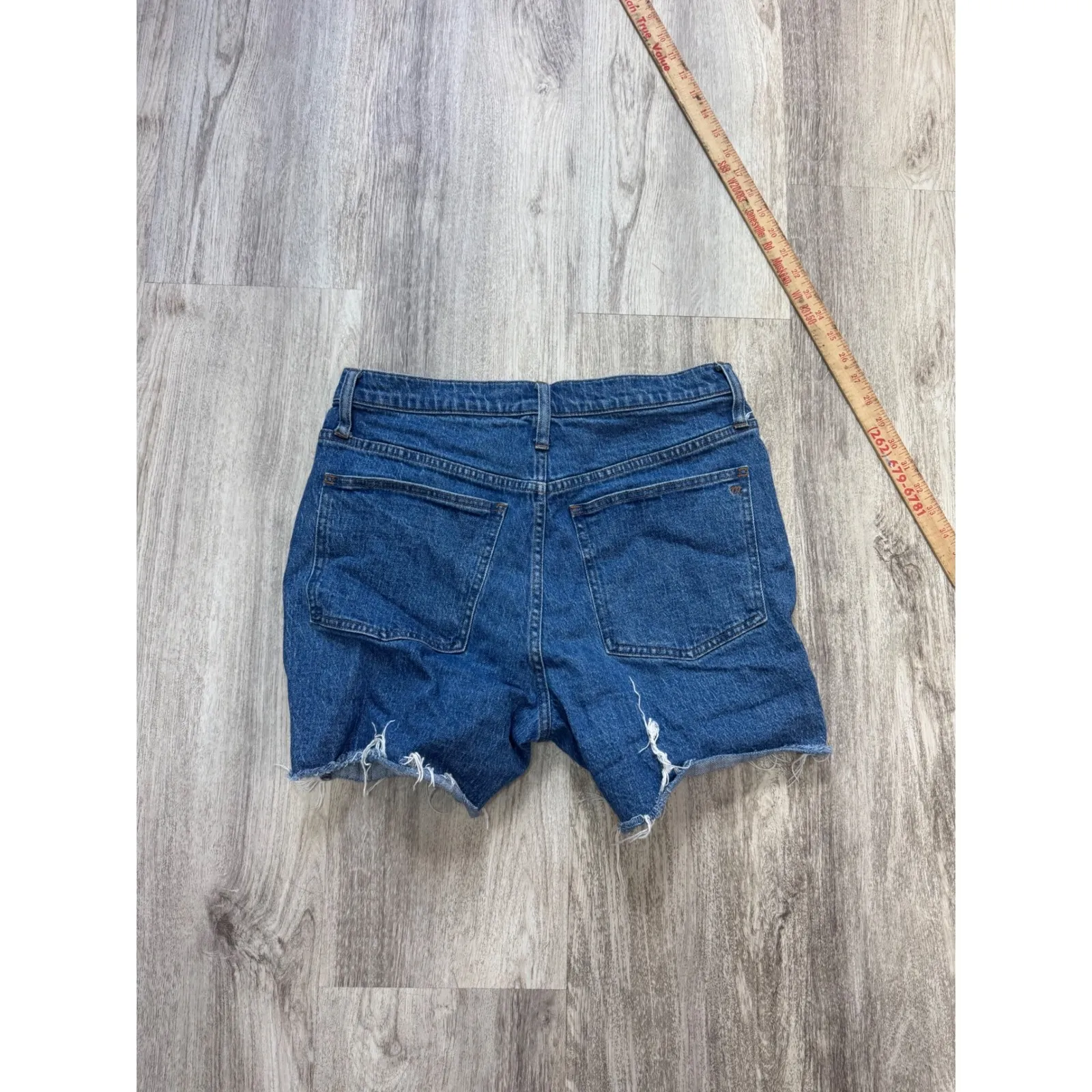 Madewell Size 30 High-Rise Long Denim Shorts: Contrast Yoke‎ Edition - Image 7