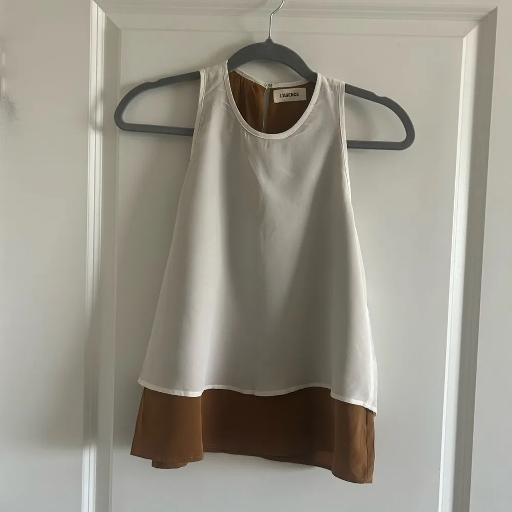 - L’agence Catarina Layered Silk Tank Top - Image 2