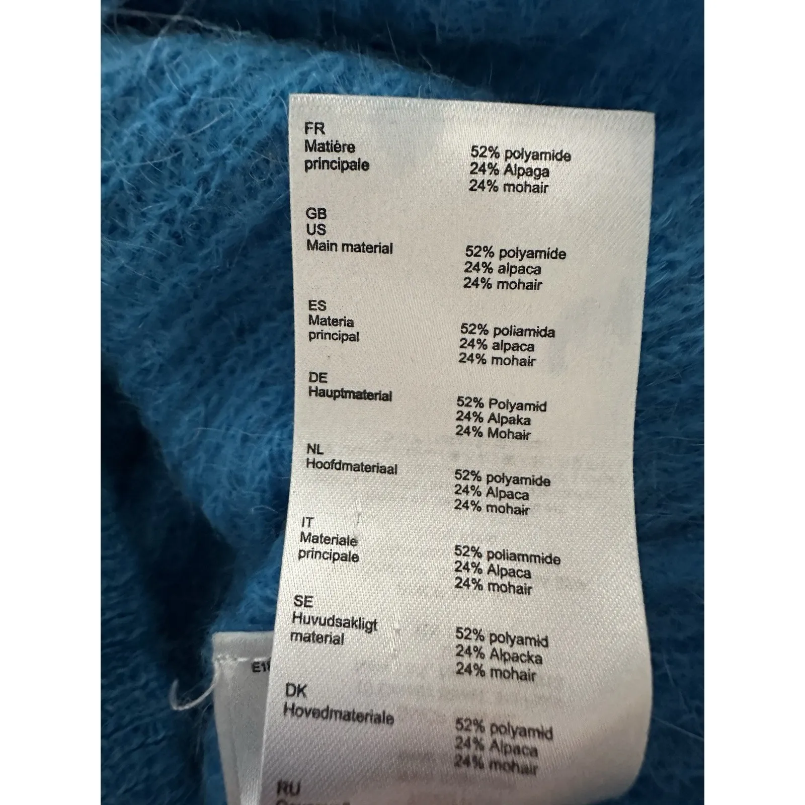 Maje Marcel Ribbed Sweater Blue Size 3 US size Large - Image 10