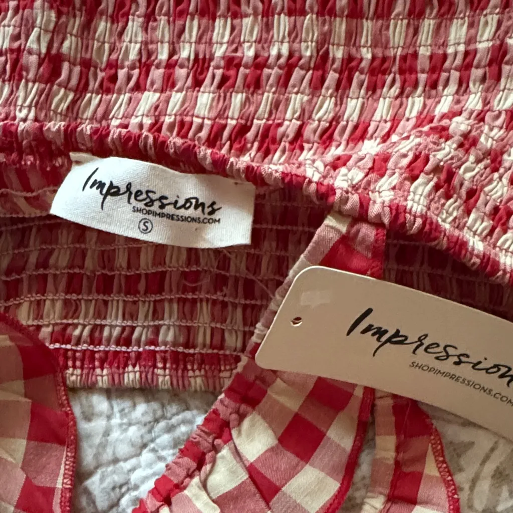 Impressions Gingham Set NWT - Image 8