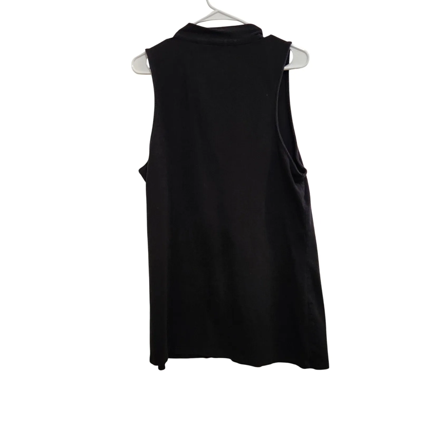 Torrid Black Half Zip Sleeveless Stretch Pullover Classic Casual Tank Top 3X - Image 3