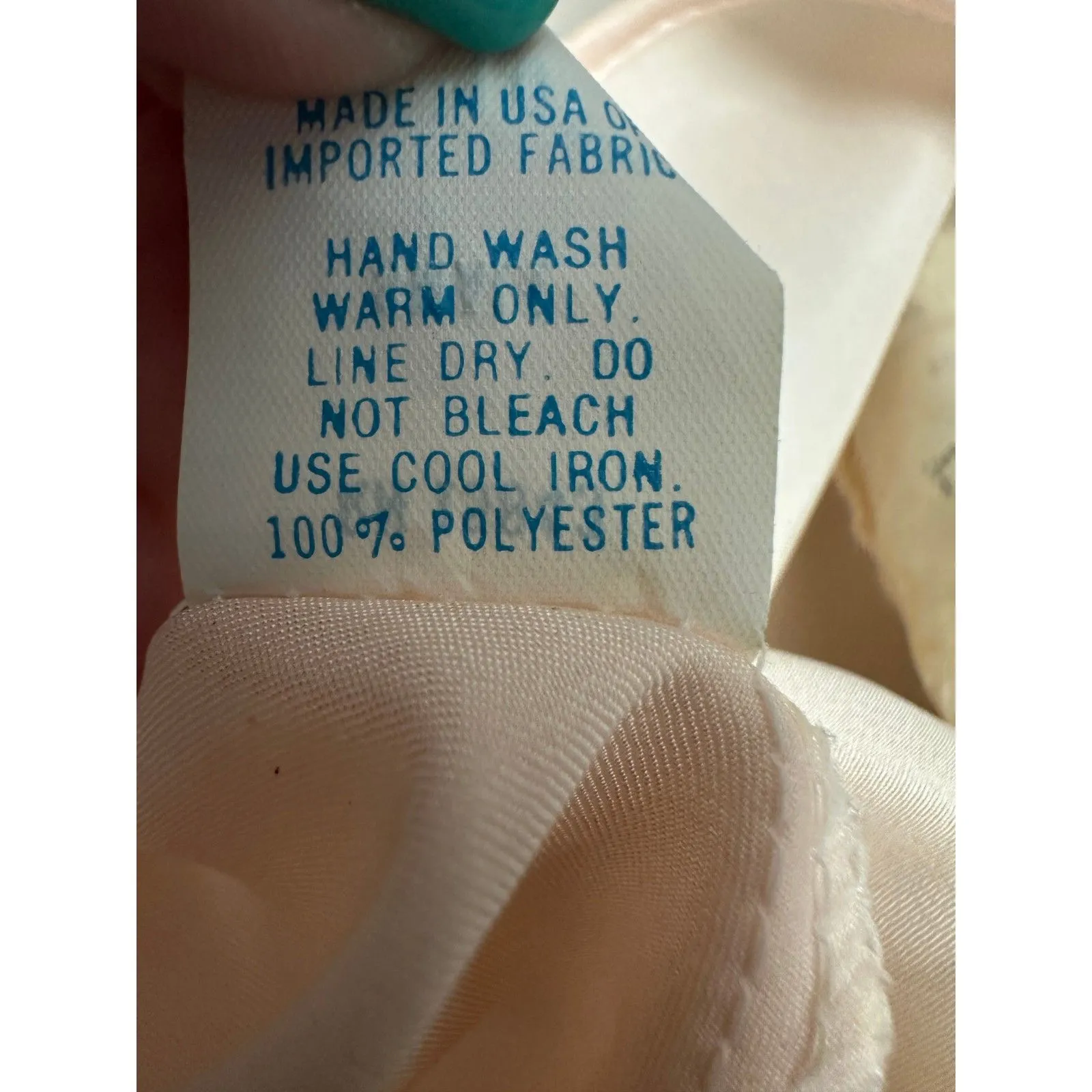 Delicates Vintage Pale Pink Lace Satin Ethereal Fairy Coquette Slip Dress Medium - Image 2