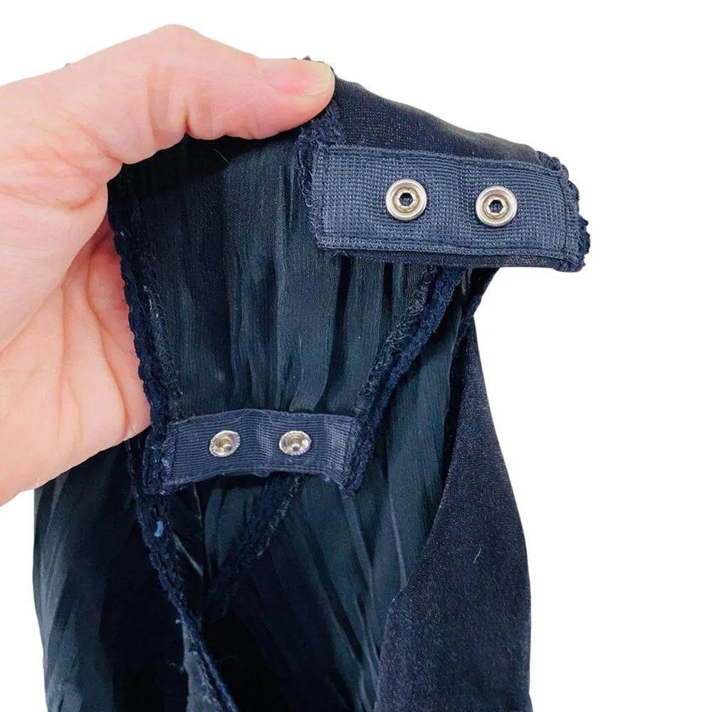 Vintage Black Satin Lace Sexy Teddy Lingerie Large Womens - Image 8