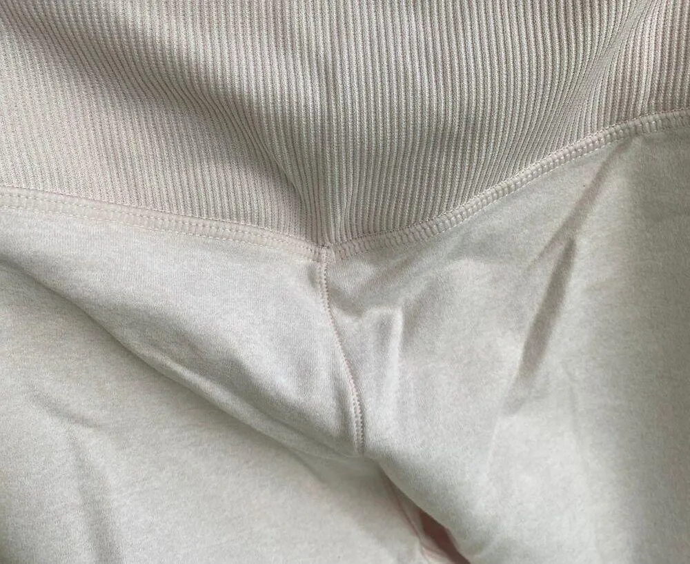 NWT Feat xo Jana Kramer Pale Pink Leggings women sz L Size L - Image 5