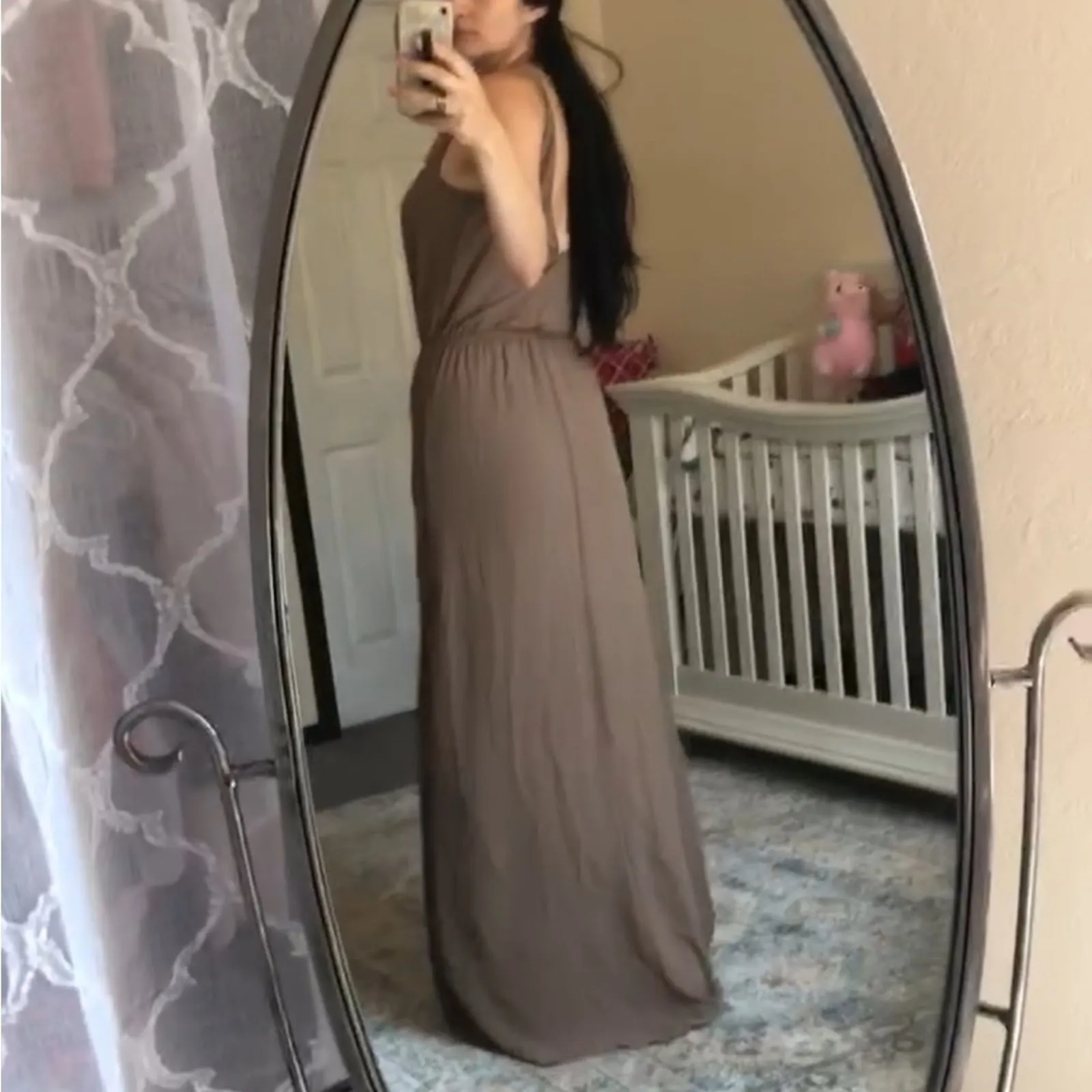 Show Me Your Mumu SMYM Kendall dune maxi dress NEW XS FLAWED - Image 3