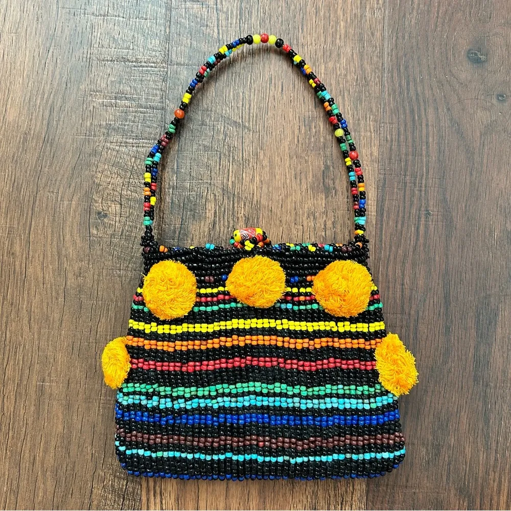 CHISTA NEW YORK beaded bag, NWOT - Image 2