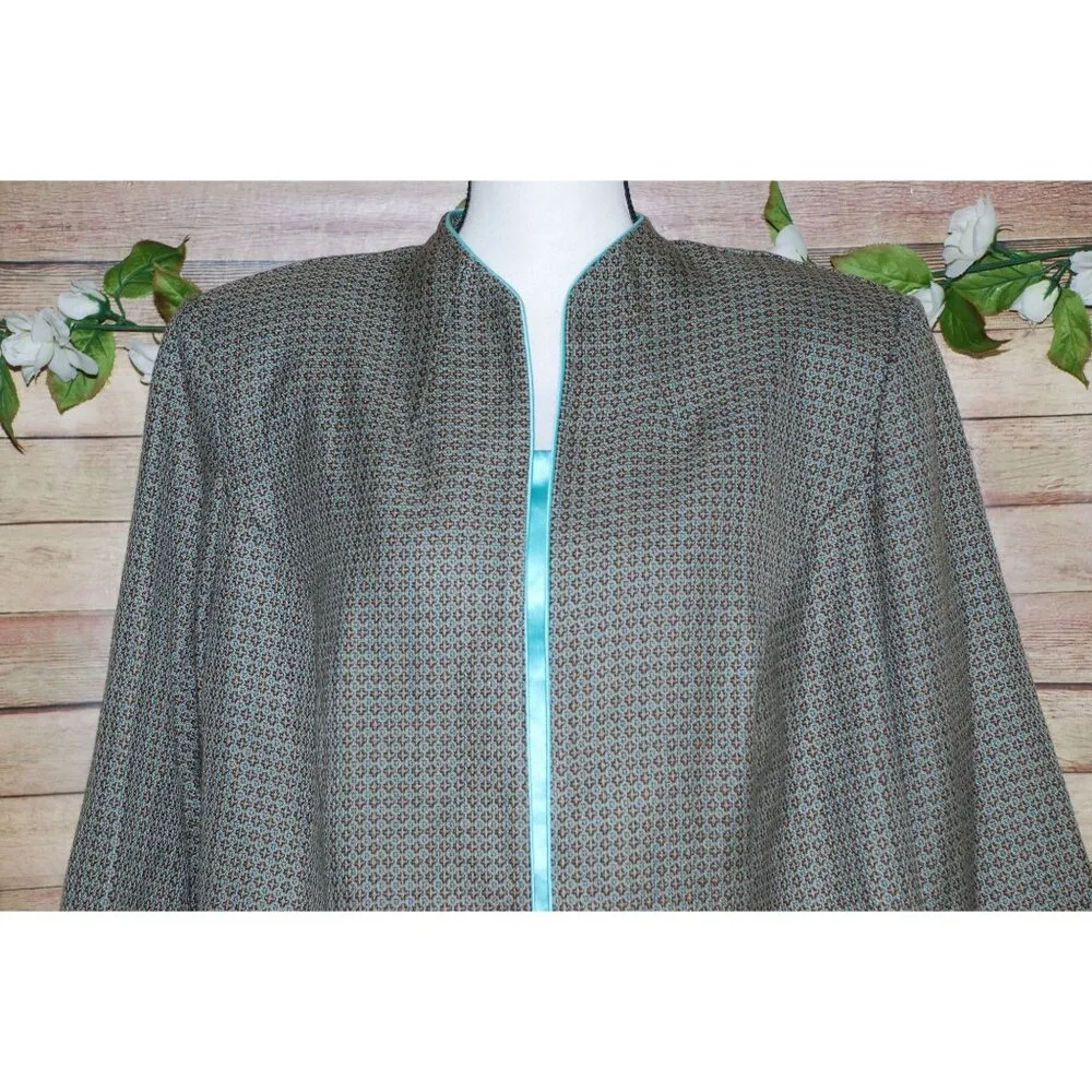 Jessica Howard Woman's Jacket & Sleeveless Shirt Plus Size 22W Petite Career - Image 3